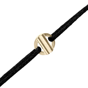 You are Loved armband goud ~ zwart