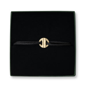 You are Loved armband goud ~ zwart