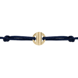 You are Loved armband goud ~ donkerblauw
