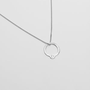 Recycled With Love ketting zilver