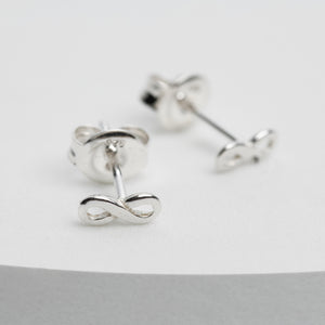 Infinity earrings silver