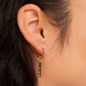 Kisses from Amsterdam earrings gold