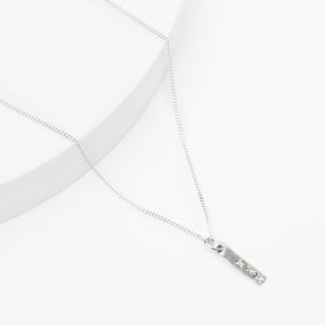 Kisses from Amsterdam necklace silver