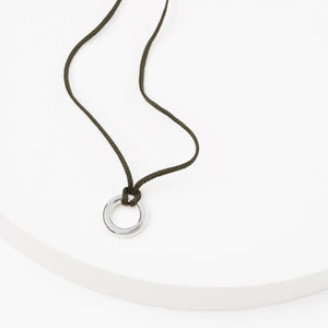 Inner Circle necklace silver