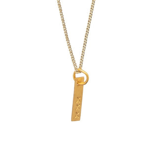 Kisses from Amsterdam necklace gold